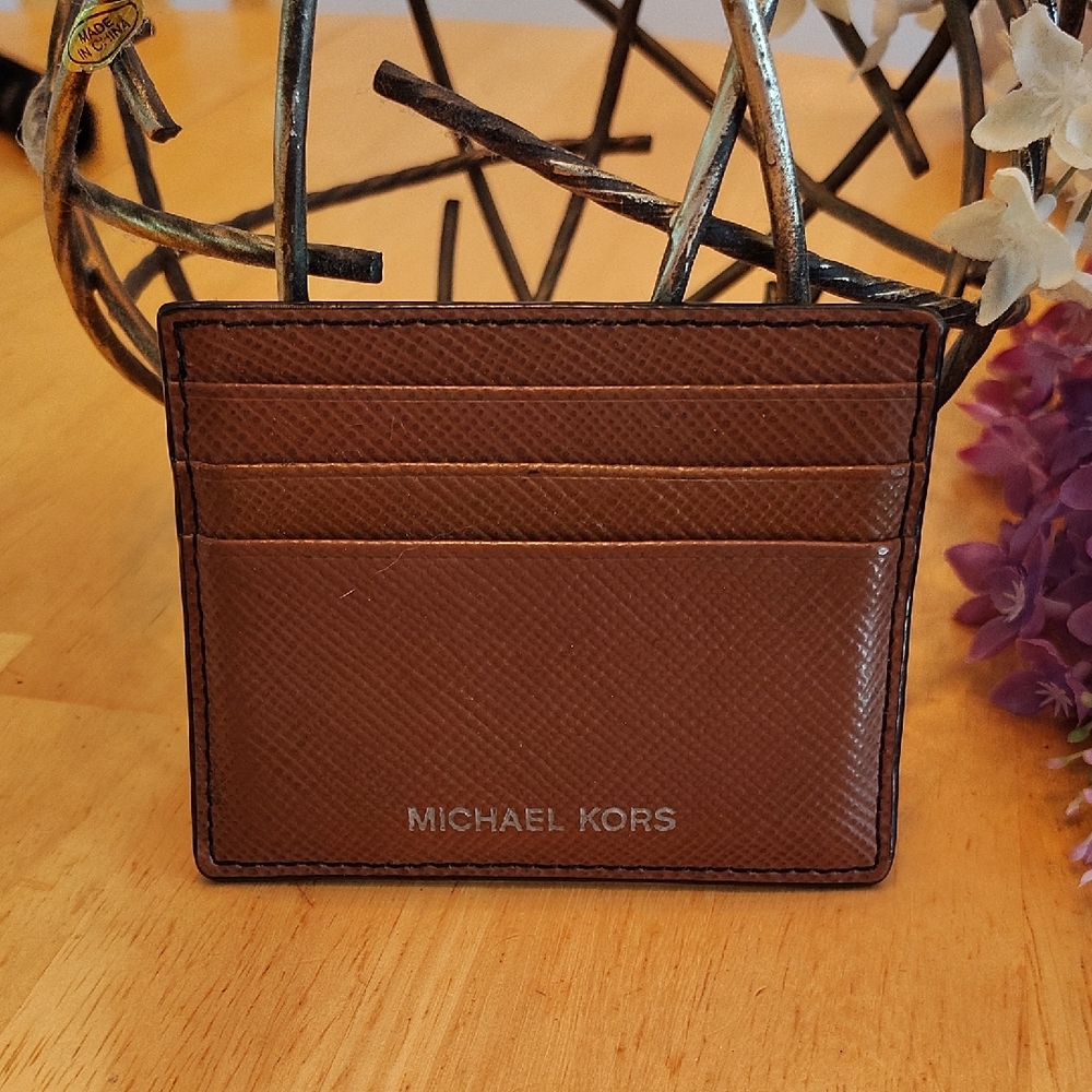 Michael Kors Tan Card Holder